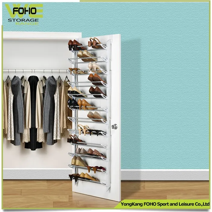 White Curve Shelf Waterproof Shoes Rack Stand Plastic Material