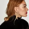 QD124 Huilin Jewelry Cute Hands Eyes Lips Earrings Silver And Gold Earring