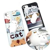 Lovely 3D squeeze squishy lazy cat silicone phone casing cellphone case for iphone 7 6s 6Plus 7Plus soft TPU cover
