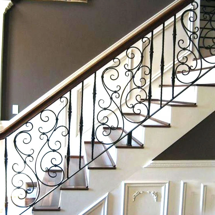 Transitional Staircase Exterior Wrought Iron Railings Buy Exterior
