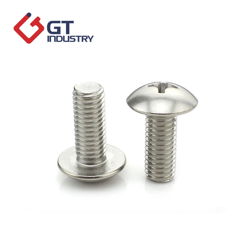 
Inch Stainless Steel cross recessed round head screws 