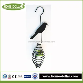New Mini Long Hanging Clear Metal Bird Feeder Window Royal Wing
