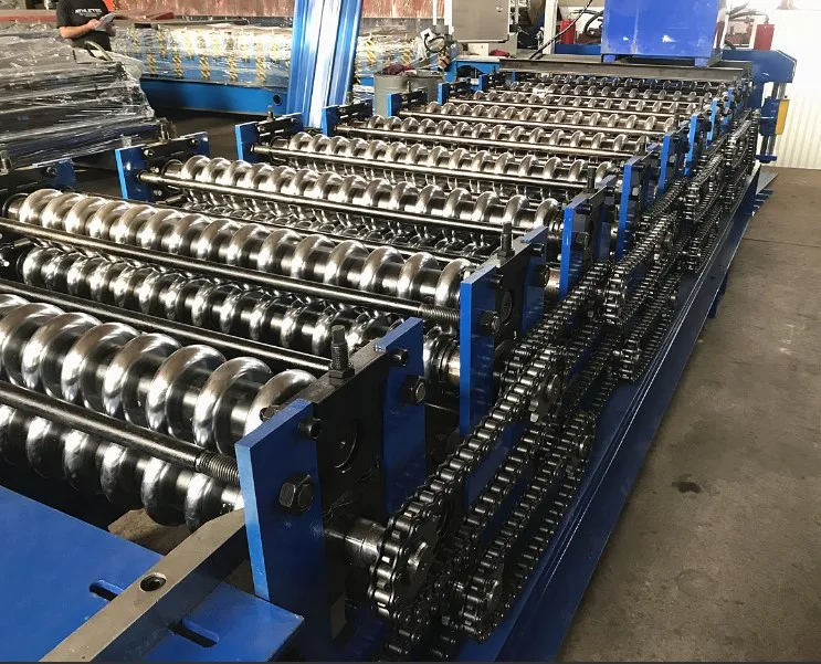 Double layer roof roll forming machine