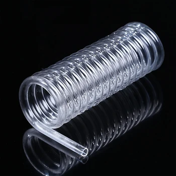 Clear Pyrex Spiral Quartz Glass Tube Condenser Coil Tube For Chemical ...