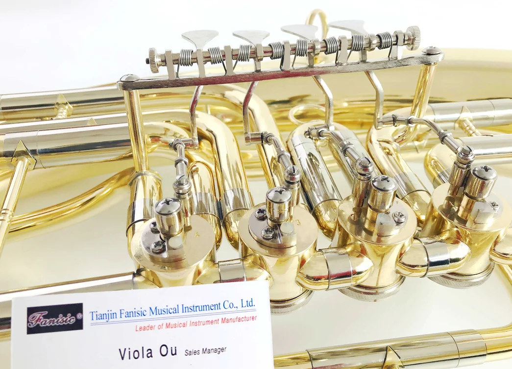 Bb Key Gold Euphonium