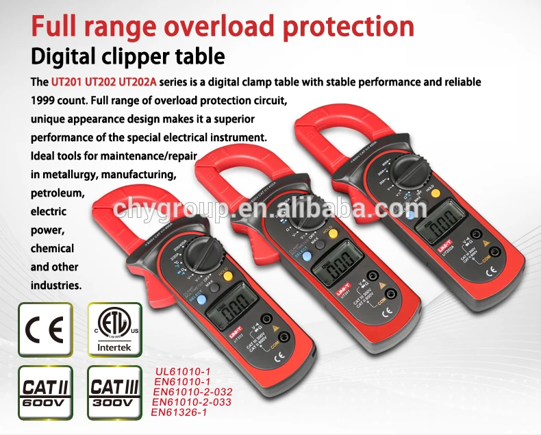 UNI-T UT202 digital clamp meter digital