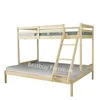 Triple Sleeper Bed Bunk Bed Pine Solid Wood Double & Single for Children Adults