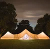 Combination canvas bell tent for small party / Christmas party use