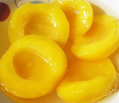 罐装桃子半水果罐头