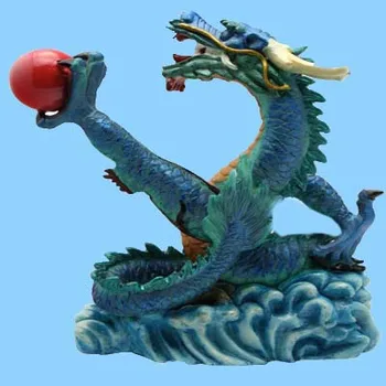 dragon resin statue