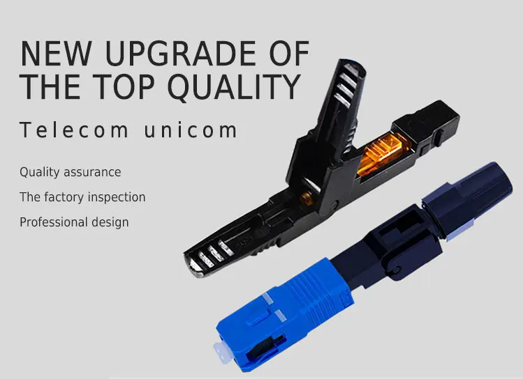 Field assembly ftth sc/upc pc apc quick embedded optal fiber optical fast connector for fiber