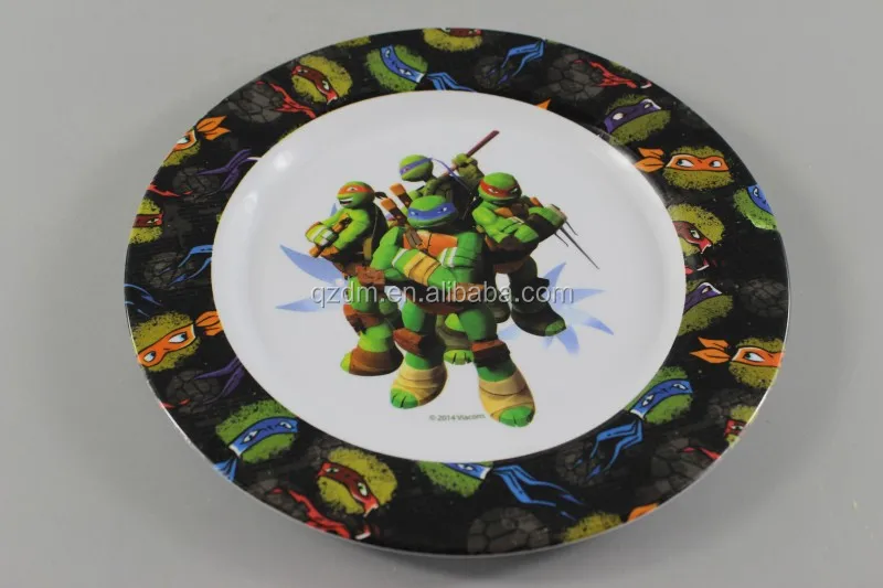 100% Melamine Fruit Plate Snacks Dishes For Kids