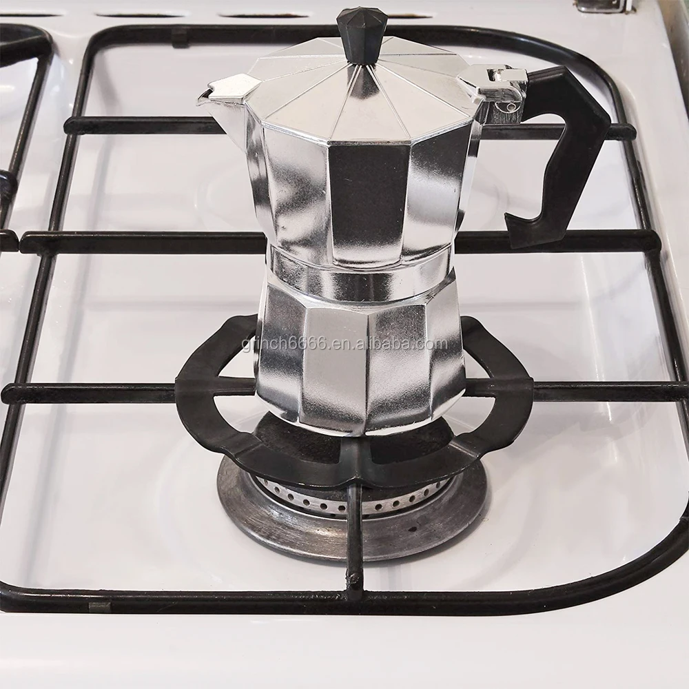 5 Cast Iron Gas Ring Reducer Trivet Hob Cooker Heat Simmer Stove Top Coffee Pots Cafetiere Espresso Makers 