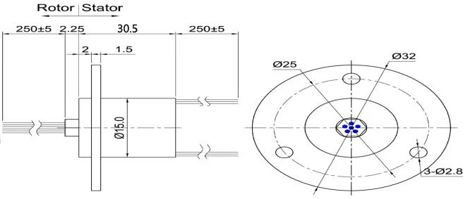 IP51 Proteaction grade Capsule Slip Ring