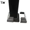 2019 latest high quality aluminum fencing square and round tube post