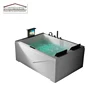 2 person bathroom whirlpool tub with skirt pillow rectangle jet whirlpool bathtub with tv