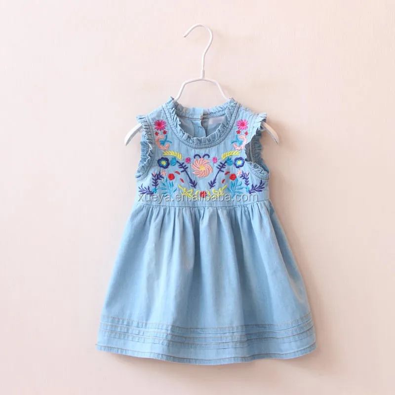 embroidery one piece dress