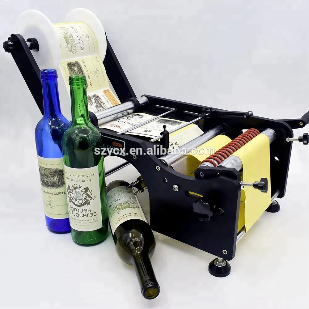 Sticker Label Manual Bottle Label Dispenser Applicator Labeling Machine