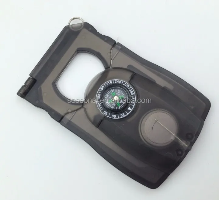 Promotion Pocket Credit Card Multi Tools With Compass And Led Light Buy Card Tool With Led