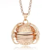Magic Photo Pendant Memory Floating Locket Necklace Plated Angel Wings Flash Box Fashion Album Box Necklaces for Women