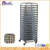 Side Load 16 tier Bun Pan Rack Aluminum & Stainless steel Bakery and Utility Racks