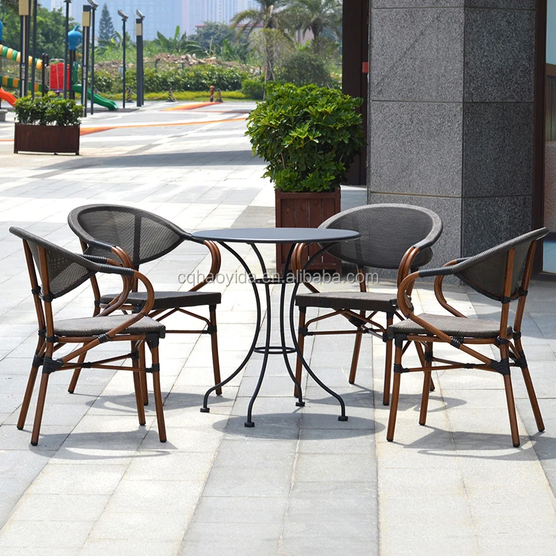 outdoor cafe furniture set