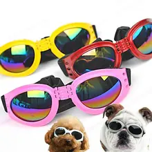 Hot foldable Pet Dog Sunglasses medium Large Dog glasses Big Pet eyewear waterproof Dog Protection Goggles UV Sunglasses