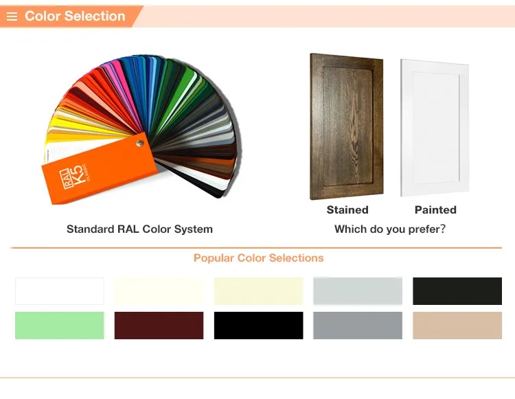 Hohe Qualität Standard Weißen Shaker Tür Massivholz Küchenschrank - Buy