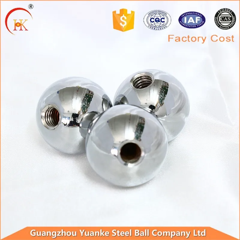 Yuanke Steel Ball Customized 3mm 6mm 8mm 9mm 10mm 26mm 30mm Threaded