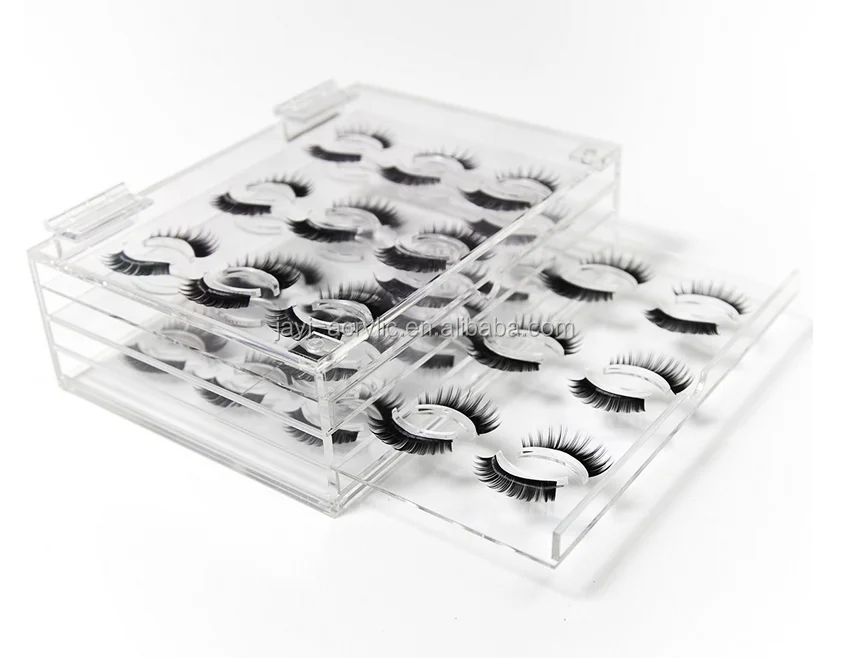 acrylic eyelash box