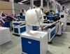 PE PA PP single wall plastic corrugated conduit pipe extrusion making machine