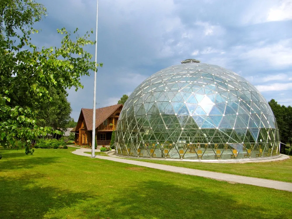 Low Cost Prefabricated Glass Dome Cover - Qingdao Xgz Steel Structure 