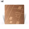 Price per kg 304 vibration finish color stainless steel sheet for Hotel space