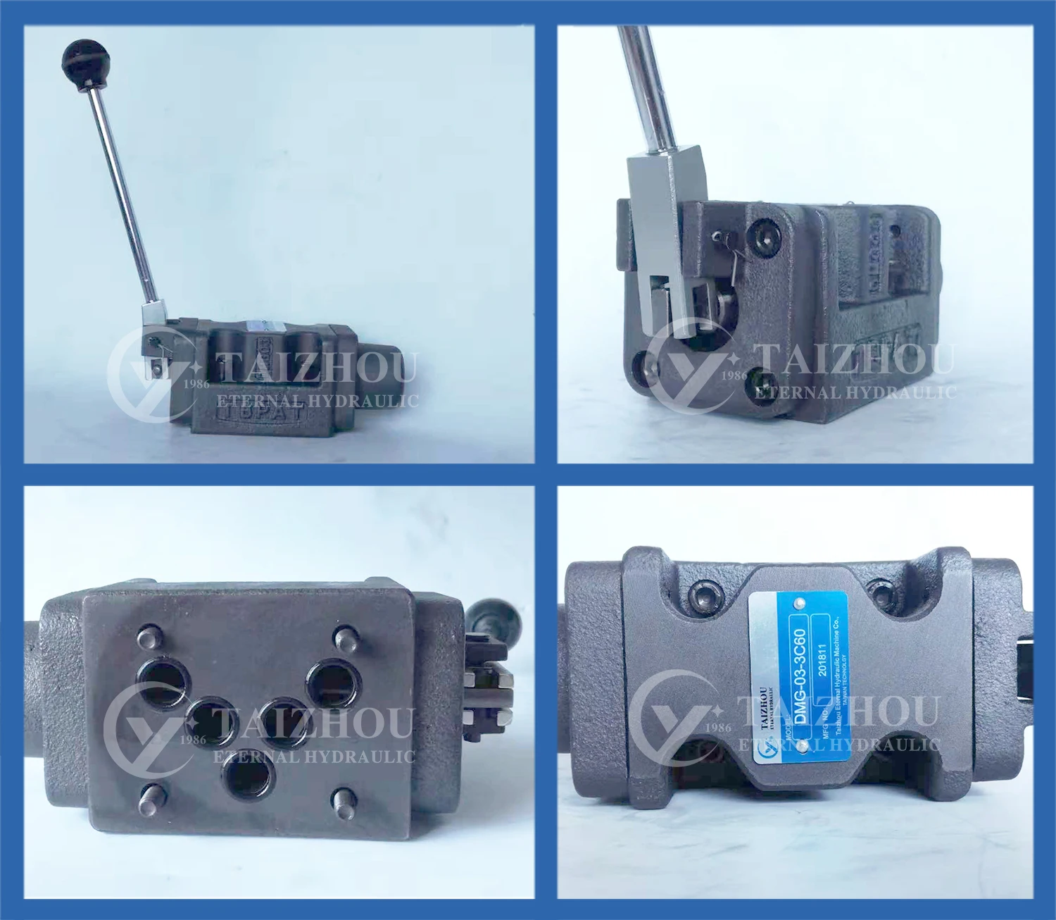 Yuken DM Series DMG Hand oil Flow Control Valve Hydraulic Manual Operated Directional Spool Valve with handle  Credit Seller