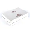 Free sample Stylish white fasion custom logo print paper cosmetic gift box packaging wholesale