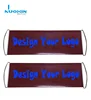 Custom design printing PET roll up pull up hand held retractable scrolling banner with plastic pole