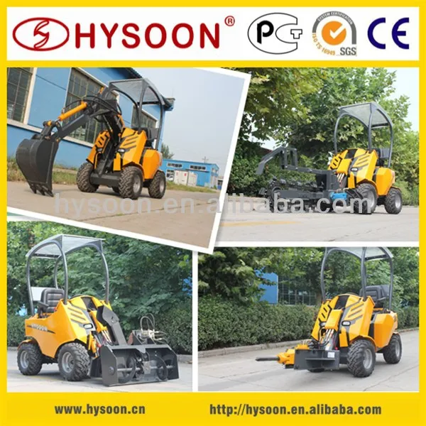HYSOON hy200 mini garden tractor loader with grapple 02.jpg