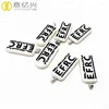 High quality soft pvc zipper for custom rubber/silicone rubber puller/ soft pvc zipper pull