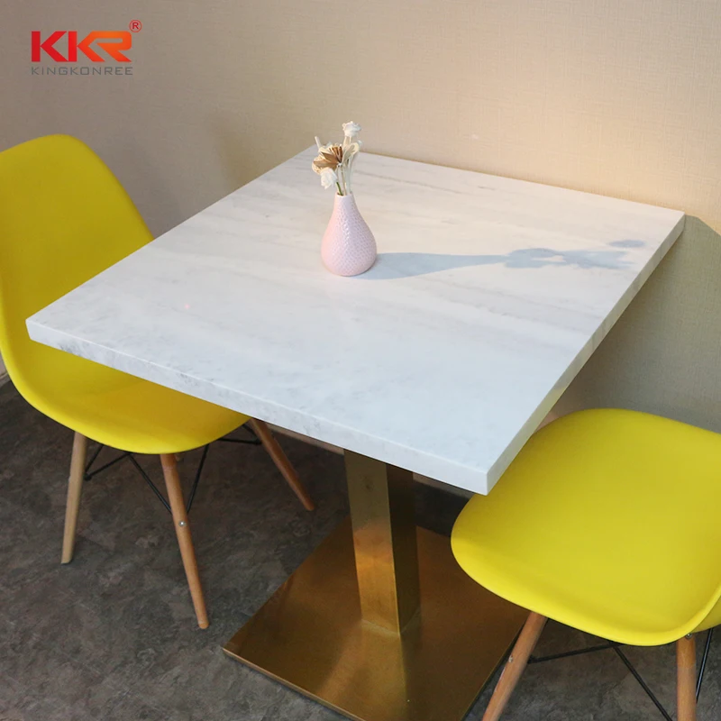 Artificial Marble Restaurant Cafe Bistro Table And Chair Sets Restaurant Cafe Bistro Table