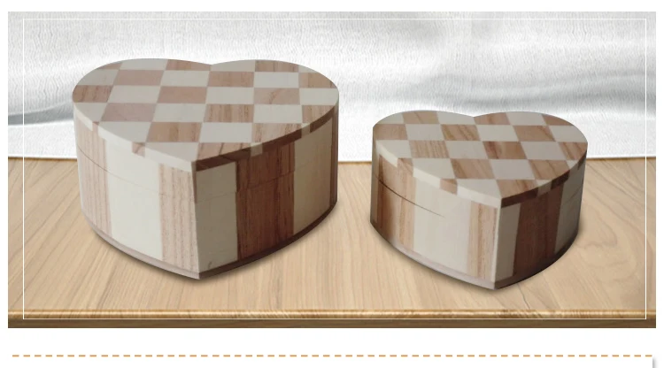 Custom Superior quality wooden small Ring jewelry box for gift