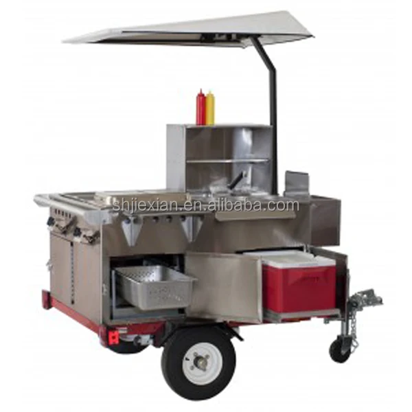 Jxhs200b Mini Mobile Electric Hot Dog Cart/ice Cream/breakfast Food