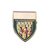 Branch Shaped Lapel Star Shield Rose Metal Gold Pin And Badge
