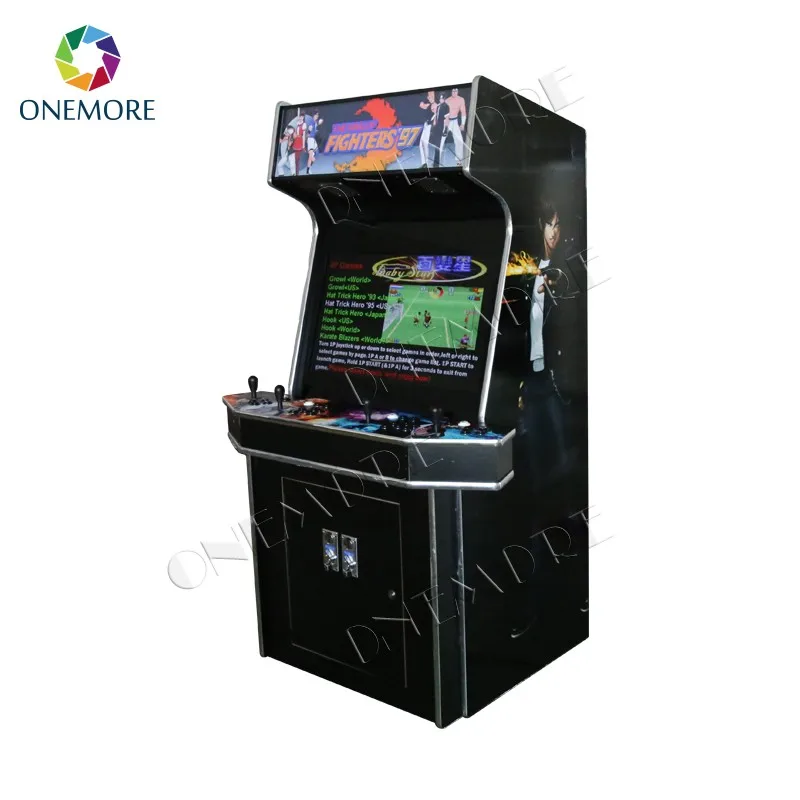 4 Players Wooden Cabinet Fighting Video Game Tekken 7 Arcade