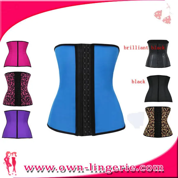 Free Shipping Wholesale Latex Waist Cincher Corset Slimming Shaper Sexy