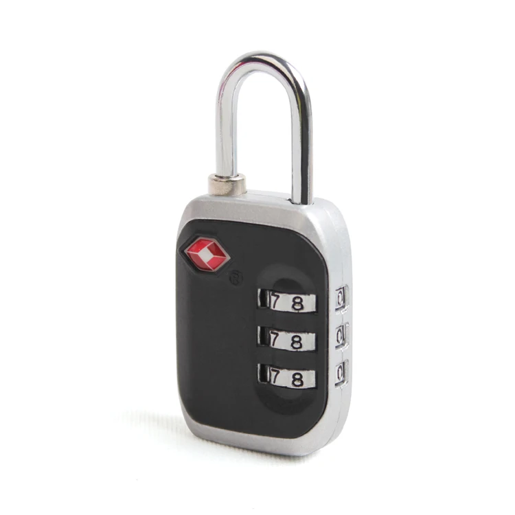 Travelsky Travel Accessories Custom Padlock Tsa Approved 3 Digit Combination Lock