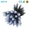 Black wire IP 68 rated 50pcs DC5V ws2811 ucs1903 rgb 12mm led pixel string light