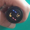 12V Round dual push button car seat ventilation switch and heated switch