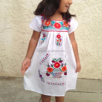 Mexican Embroidered Dress