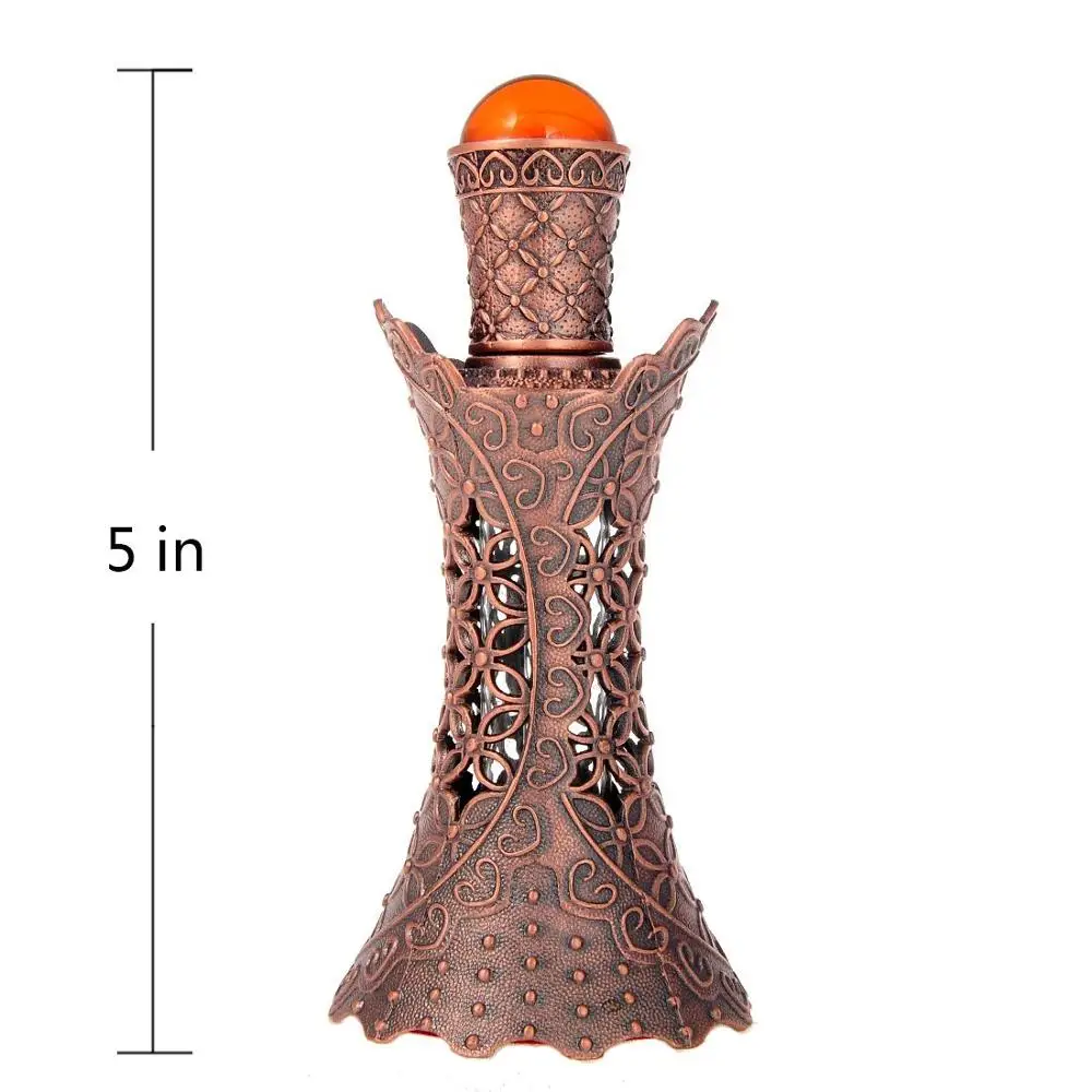 Antique Looking Arabic Design Metal 15ml Perfume Bottle - Buy 15ml ...