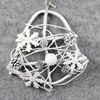 Christmas Decorations Wicker Wreath Recombination White Wooden Furnishing Articles